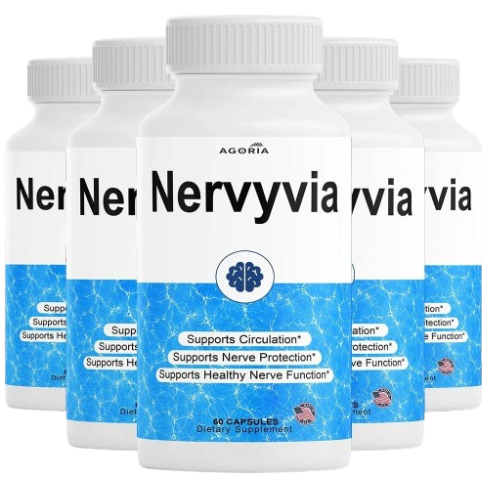 Nervyvia 6 Bottles — 180 Day Supply Best Value